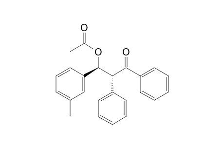 (1S,2R)/(1R,2S)-1-(3-Methylphenyl)-3-oxo-2,3-diphenylpropyl Acetate