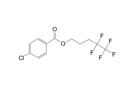 benzoic acid, 4-chloro-, 4,4,5,5,5-pentafluoropentyl ester