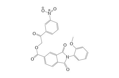 1H-isoindole-5-carboxylic acid, 2,3-dihydro-2-(2-methoxyphenyl)-1,3-dioxo-, 2-(3-nitrophenyl)-2-oxoethyl ester