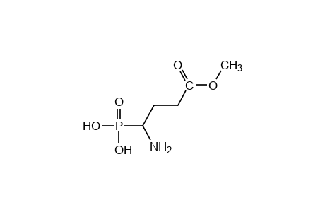 4-AMINO-4-PHOSPHONOBUTYRIC ACID, 1-METHYL ESTER