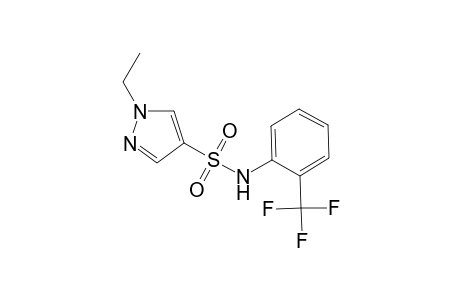 1-Ethyl-N-[2-(trifluoromethyl)phenyl]-1H-pyrazole-4-sulfonamide