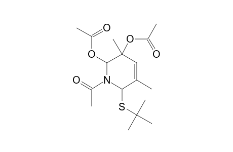 2,3-DIACETOXY-1-ACETYL-6-TERT.-BUTYL-THIO-3,5-DIMETHYL-1,2,3,6-TETRAHYDRO-PYRIDINE