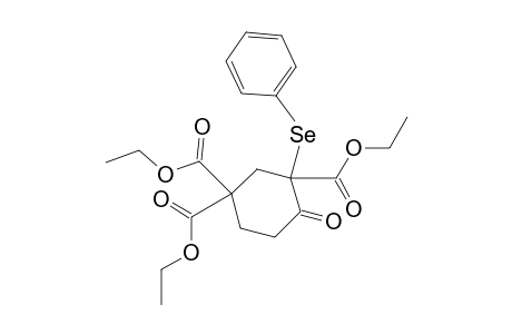 4-keto-3-(phenylseleno)cyclohexane-1,1,3-tricarboxylic acid triethyl ester