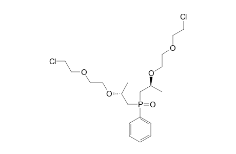 (S,S)-BIS-[2-[2-(2-CHLOROETHOXY)-ETHOXY]-PROPYL]-(PHENYL)-PHOSPHANE-OXIDE