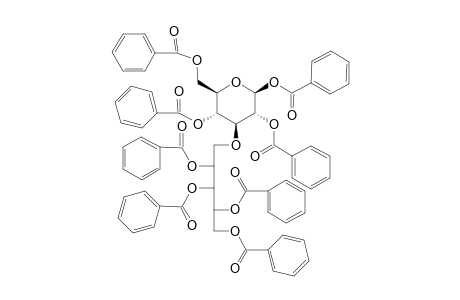 Octa-O-benzoyl-3-O-(.beta.-D-glucopyranosyl)-D-arabinitol