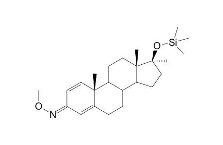 Metandienone methoxime, O-TMS