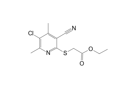 (5-Chloro-3-cyano-4,6-dimethyl-pyridin-2-ylsulfanyl)-acetic acid ethyl ester