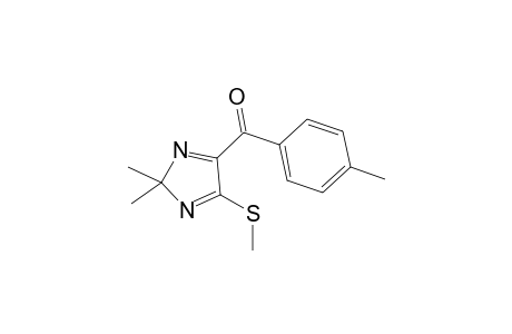 2,2-Dimethyl-4-(p-methylbenzoyl)-5-methylthio-2H-imidazole