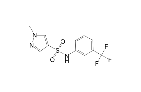 1-Methyl-N-[3-(trifluoromethyl)phenyl]-1H-pyrazole-4-sulfonamide