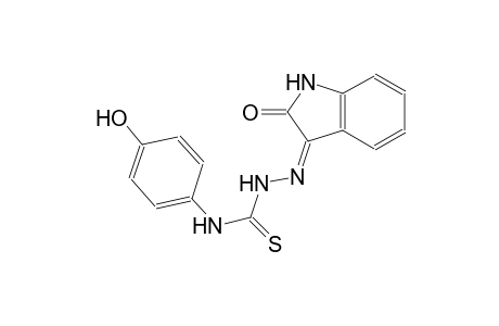1H-indole, 2,3-dihydro-3-[[[(4-hydroxyphenyl)amino]carbonothioyl]hydrazono]-2-oxo-, (3Z)-