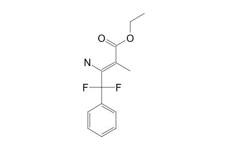 ETHYL-3-AMINO-4,4-DIFLUORO-4-PHENYL-2-METHYL-2-BUTENOATE