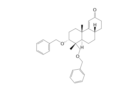3alpha,18-Bis(benzyloxy)-9(11)-podocarpen-12-one