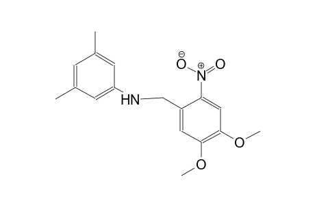 N-(4,5-dimethoxy-2-nitrobenzyl)-3,5-dimethylaniline
