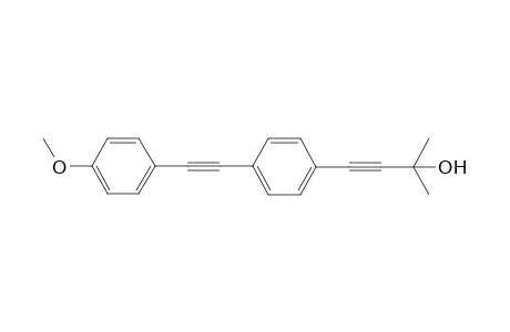 4-{4-[(4-methoxyphenyl)ethynyl]phenyl}-2-methyl-3-butyn-2-ol