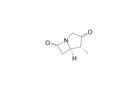 1-Azabicyclo[3.2.0]heptane-3,7-dione, 4-methyl-, cis-(.+-.)-