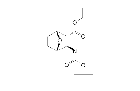 ETHYL-(EXO)-3-TERT.-BUTOXYCARBONYLAMINO-7-OXA-BICYCLO-[2.2.1]-HEPT-5-ENE-(ENDO)-2-CARBOXYLATE