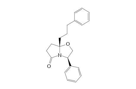 (3R,7aS)-3-phenyl-7a-(3-phenylpropyl)-2,3,6,7-tetrahydropyrrolo[2,1-b]oxazol-5-one