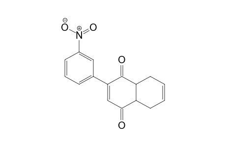 1,4-Naphthalenedione, 4a,5,8,8a-tetrahydro-2-(3-nitrophenyl)-