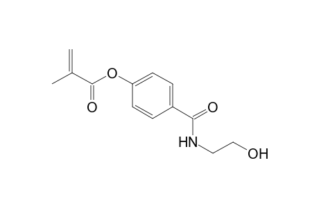 2-Propenoic acid, 2-methyl-, 4-[[(2-hydroxyethyl)amino]carbonyl]phenyl ester