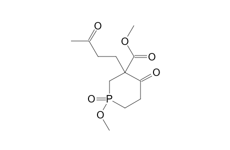 METHYL-1-METHOXY-1,4-DIOXO-3-(3'-OXOBUTYL)-1-LAMBDA(5)-PHOSPHORINAN-3-CARBOXYLATE