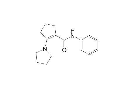 1-Cyclopentene-1-carboxamide, N-phenyl-2-(1-pyrrolidinyl)-