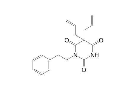5,5-diallyl-1-phenethylbarbituric acid