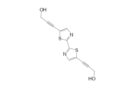 5,5'-Bis(3-hydroxyprop-1-ynyl]-2,2'-bithiazole