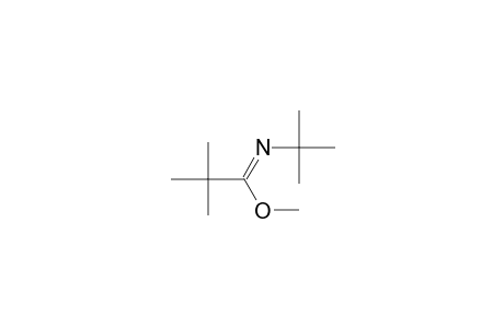 Propanimidic acid, N-(1,1-dimethylethyl)-2,2-dimethyl-, methyl ester