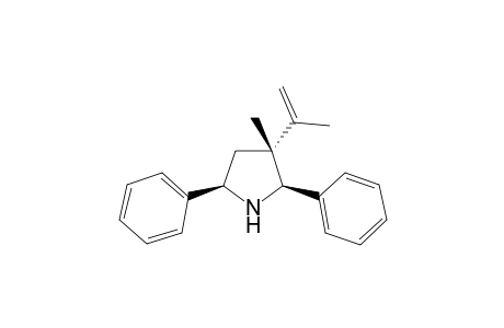 (2R*,3R*,5R*)-3-Isopropenyl-3-methyl-2,5-diphenylpyrrolidine