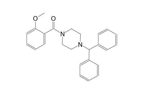 1-benzhydryl-4-(2-methoxybenzoyl)piperazine