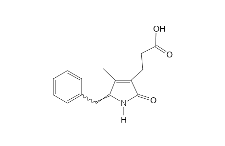 5-Benzylidene-4-methyl-2-oxo-3-pyrroline-3-propionic acid