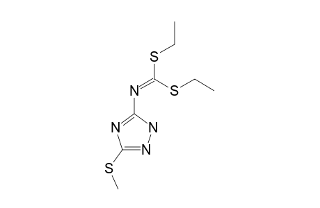 DIETHYL-(3-METHYLTHIO-1H-1,2,4-TRIAZOL-5-YL)-IMINODITHIOCARBONATE