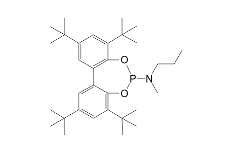 N-(2,4,8,10-Tetra-tert-butyl-dibenz[d,f]{1,3,2}dioxaphosphepin-6-yl)-N-methylpropylamine