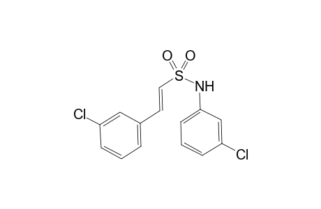 (E)-N,2-bis(3-chlorophenyl)ethenesulfonamide