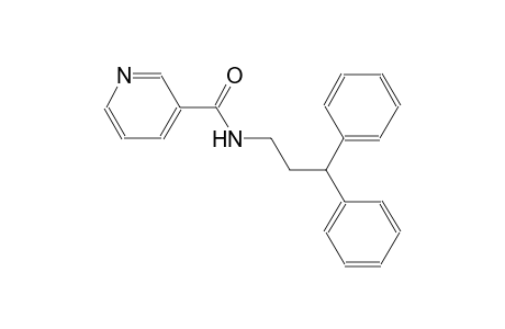 3-pyridinecarboxamide, N-(3,3-diphenylpropyl)-