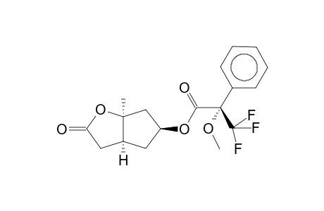 (3aS,5S,6aS)-(-)-5-[R-(2-methoxy-2-phenyl-3-trifluoro-propionyloxy)]-6a-methyl-hexahydro-2H-cyclopenta[b]furan-2-one