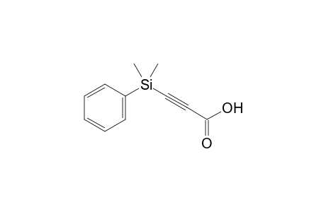 3-[dimethyl(phenyl)silyl]-2-propynoic acid