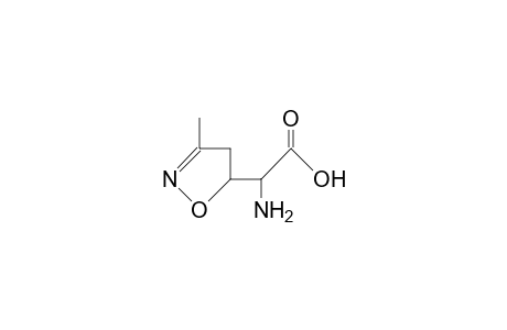 erythro-Amino-(3-methyl-4,5-dihydro-isoxazol-5-yl) -acetic acid