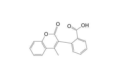 Benzoic acid, 2-(4-methyl-2-oxo-2H-1-benzopyran-3-yl)-