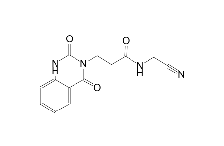 3-quinazolinepropanamide, N-(cyanomethyl)-1,2,3,4-tetrahydro-2,4-dioxo-