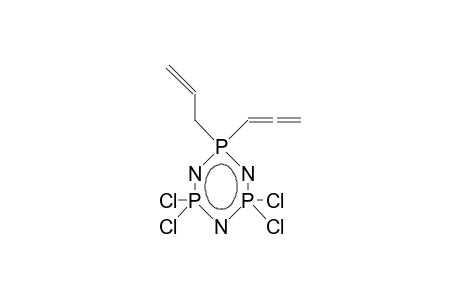 1-Allyl-1-propadienyl-tetrachloro-phosphacene