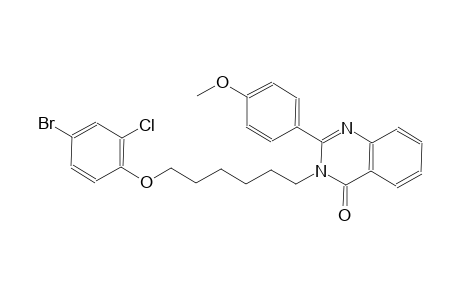 3-[6-(4-bromo-2-chlorophenoxy)hexyl]-2-(4-methoxyphenyl)-4(3H)-quinazolinone