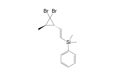 [(E)-2-((1R,3R)-2,2-Dibromo-3-methyl-cyclopropyl)-vinyl]-dimethyl-phenyl-silane