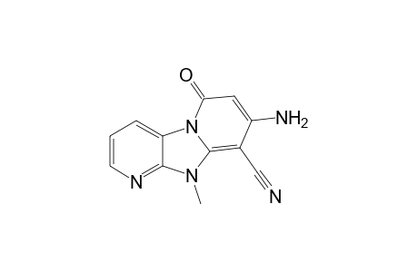 8-Amino-10-methyl-6-oxo-6,10-dihydro-dipyrido[1,2-a;2',3'-d]imidazole-9-carbonitrile