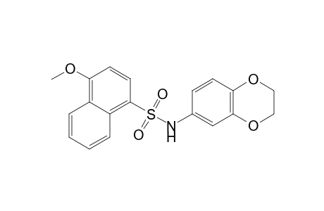4-Methoxynaphthalene-1-sulfonic acid (2,3-dihydro-benzo[1,4]dioxin-6-yl)amide
