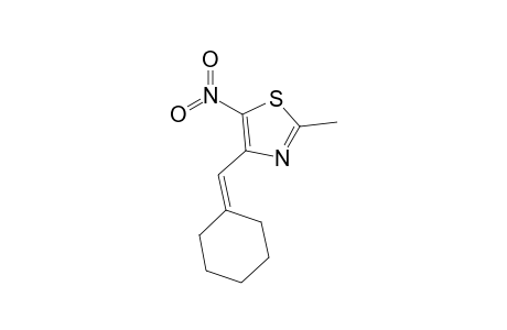 2-Methyl-4-cyclohexylidenemethyl-5-nitrothiazole