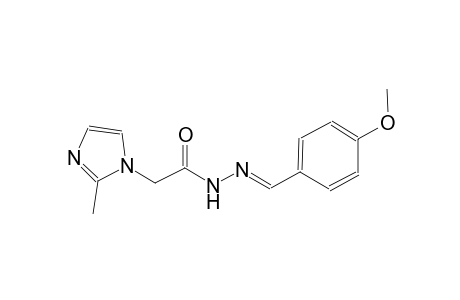 N'-[(E)-(4-methoxyphenyl)methylidene]-2-(2-methyl-1H-imidazol-1-yl)acetohydrazide