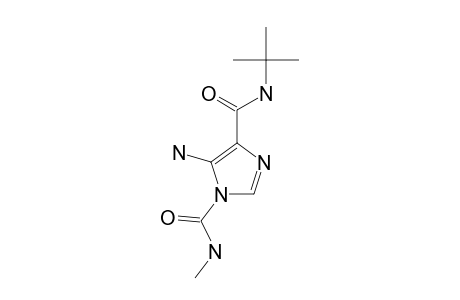 5-AMINO-N-(TERT.-BUTYL)-3-(METHYLCARBAMOYL)-IMIDAZOLE-4-CARBOXAMIDE