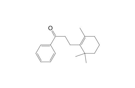 1-Propanone, 1-phenyl-3-(2,6,6-trimethyl-1-cyclohexen-1-yl)-
