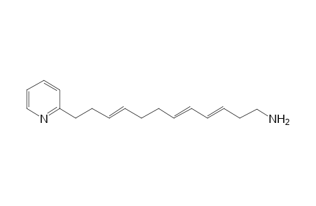 (3E,5E,9E)-12-(2-pyridinyl)-1-dodeca-3,5,9-trienamine